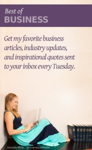 Business Tip Tuesday - Best of Business article as recommended by Danielle Miller @mmmsocialmedia