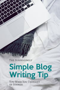 Good idea on how to write better blog posts.